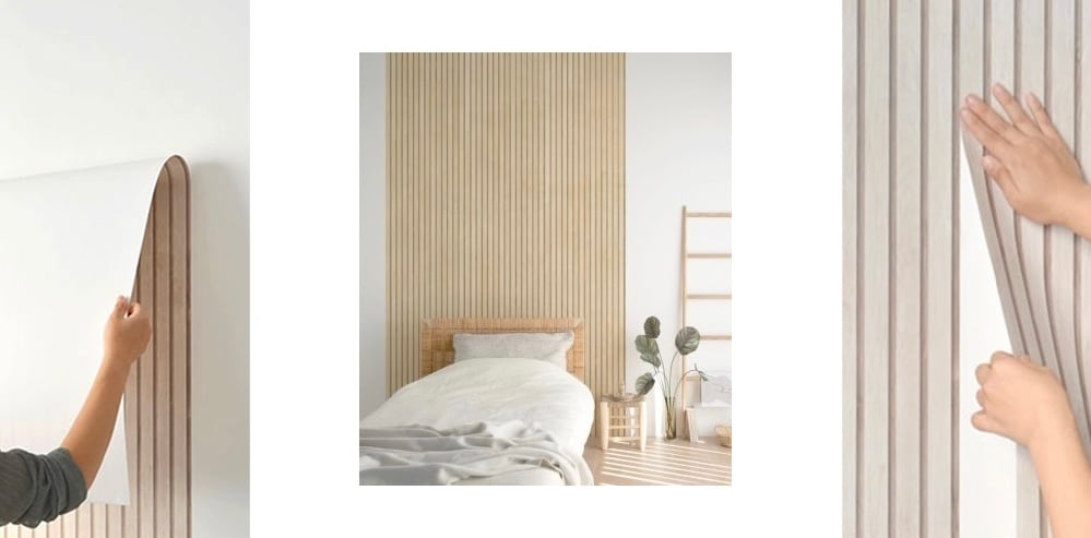Pre-glued wallpaper is one of Honpo's best-selling collections.